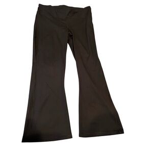 Gap athletic black Fit leggings XXL regular back pocket Boot flare leg